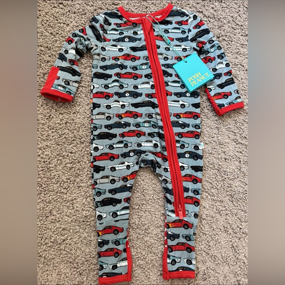 Posh Peanut Miles Cars Zippy Newborn